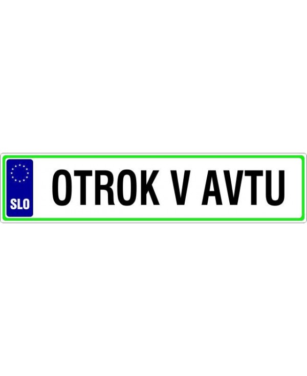 Otrok v avtu