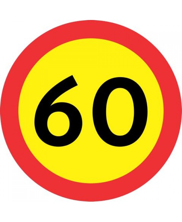Znak - 30cm - 60 let