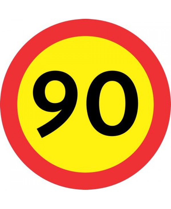 Znak - 30cm - 90 let