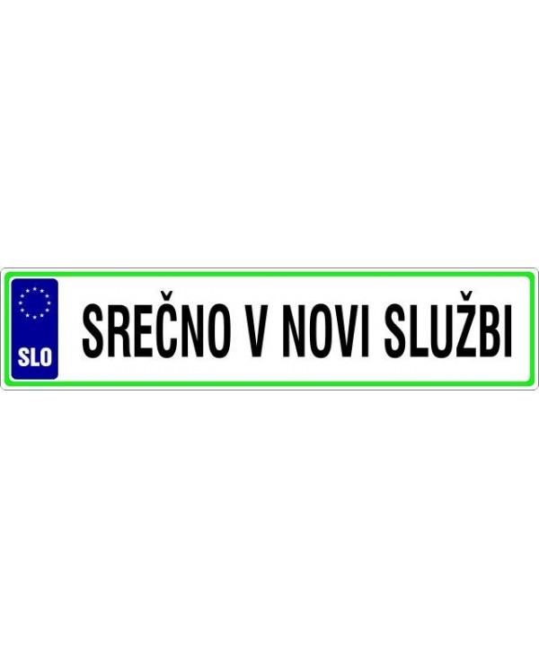 Srečno v novi službi