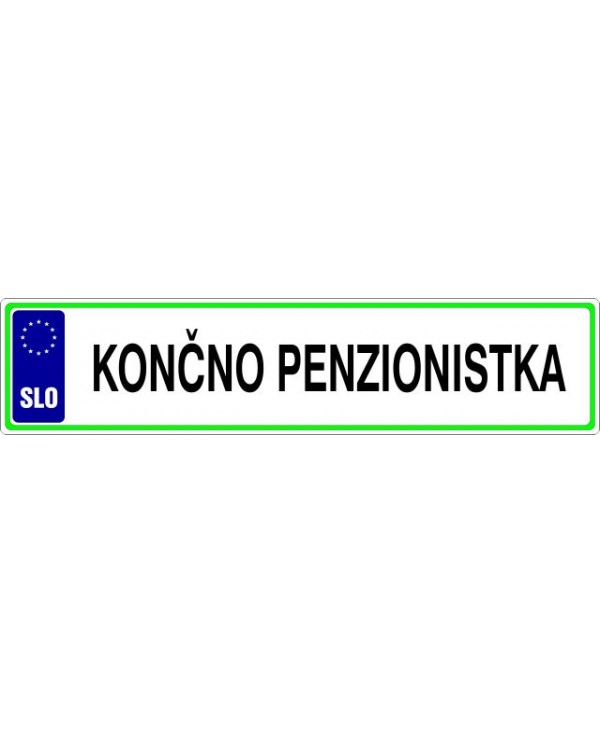 Končno penzionistka