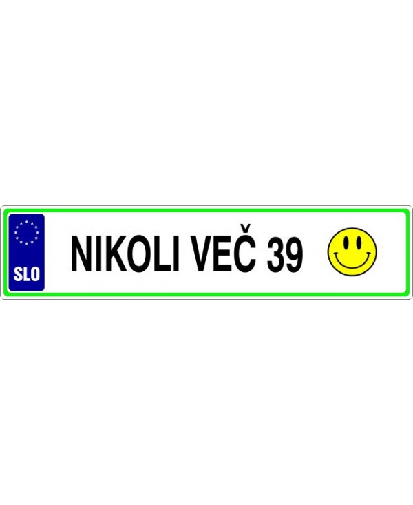 Nikoli več 39 smeško